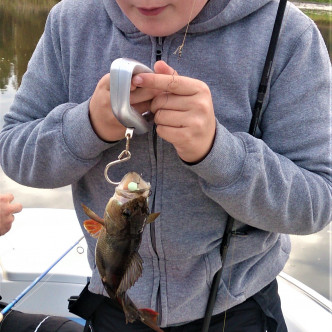 Lapsed kalaretkel Peipsi järvel