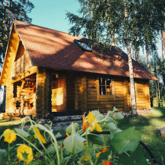 Haudamäe puhkemaja, palkmaja